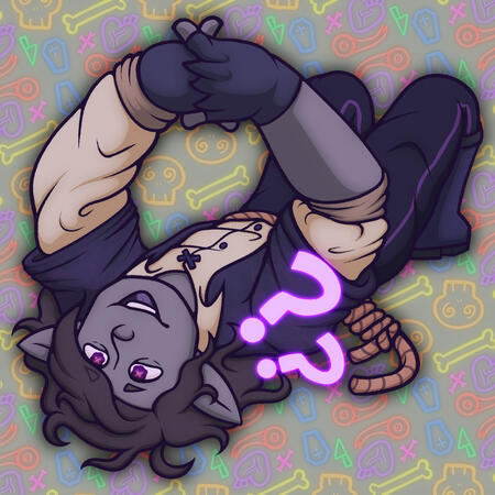 Client's Undead DND character. He's pretty much unintentionally goofy.
